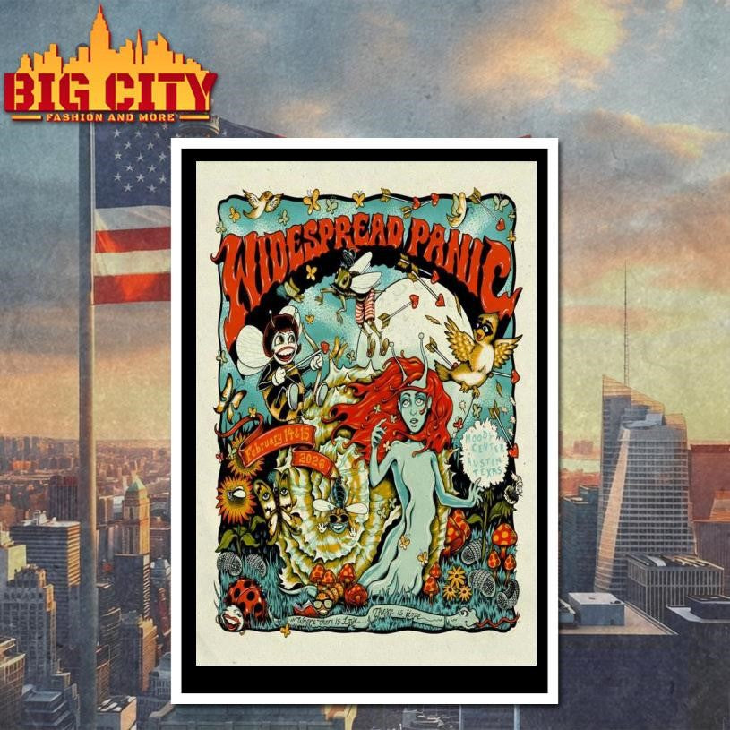 Widespread Panic Moody Center Austin TX Feb 14-15 - Adult & Kids T-Shirts, Sweatshirts & Hoodies apparel design preview 4