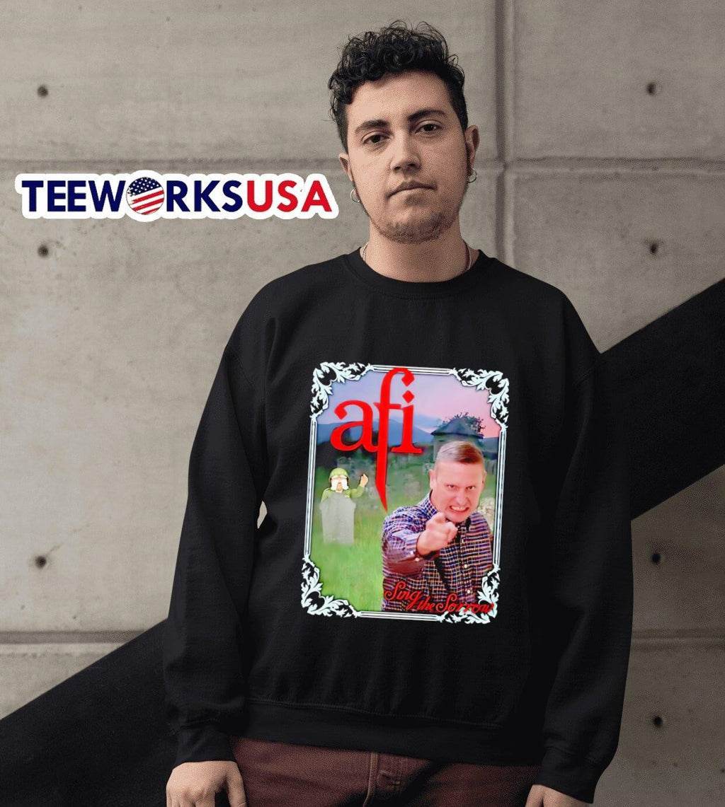 Afi sing the sorrow - Adult & Kids T-Shirts, Sweatshirts & Hoodies apparel design preview 6