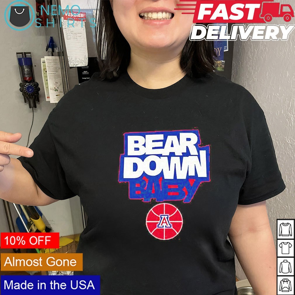 Arizona Wildcats women's basketball bear down baby - Adult & Kids T-Shirts, Sweatshirts & Hoodies apparel design preview 3