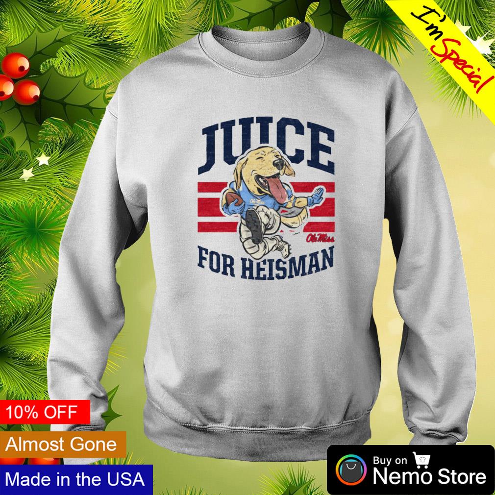Juice Kiffin for Heisman Ole Miss Rebels - Adult & Kids T-Shirts, Sweatshirts & Hoodies apparel design preview 4