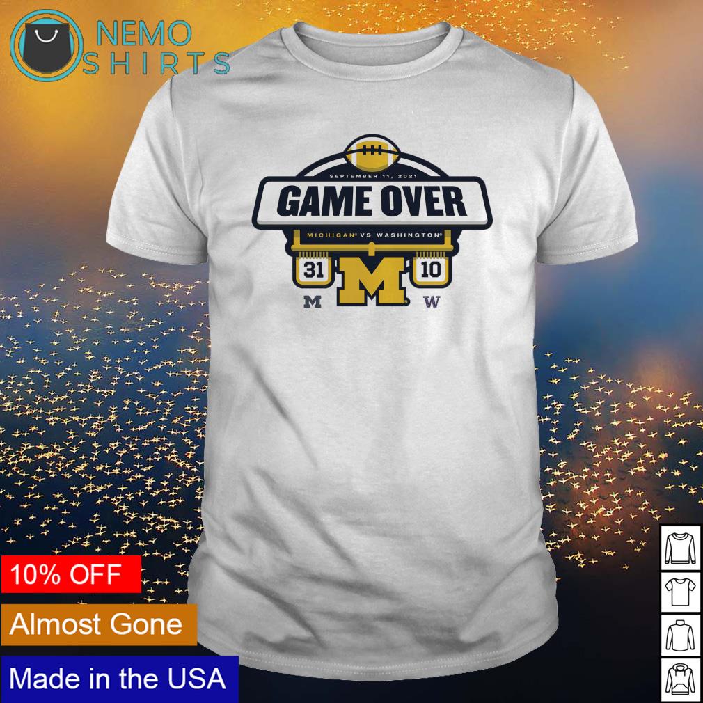 Michigan Wolverines vs Washington Huskies 31 10 game - Adult & Kids T-Shirts, Sweatshirts & Hoodies apparel design preview 1