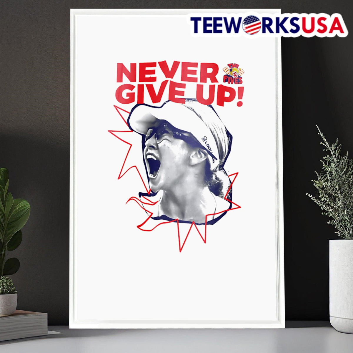 Anna Leigh Waters never give up - Adult & Kids T-Shirts, Sweatshirts & Hoodies apparel design preview 6