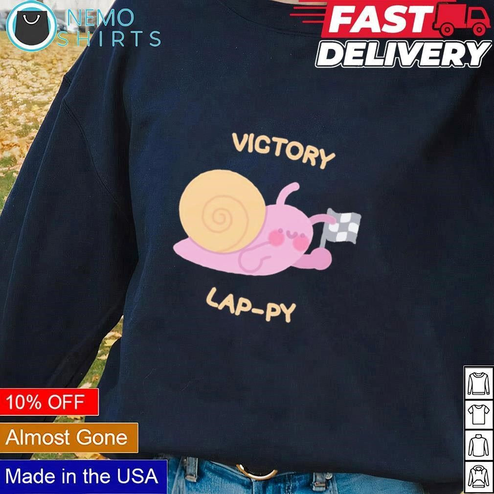 Victory lappy snail - Adult & Kids T-Shirts, Sweatshirts & Hoodies apparel design preview 1