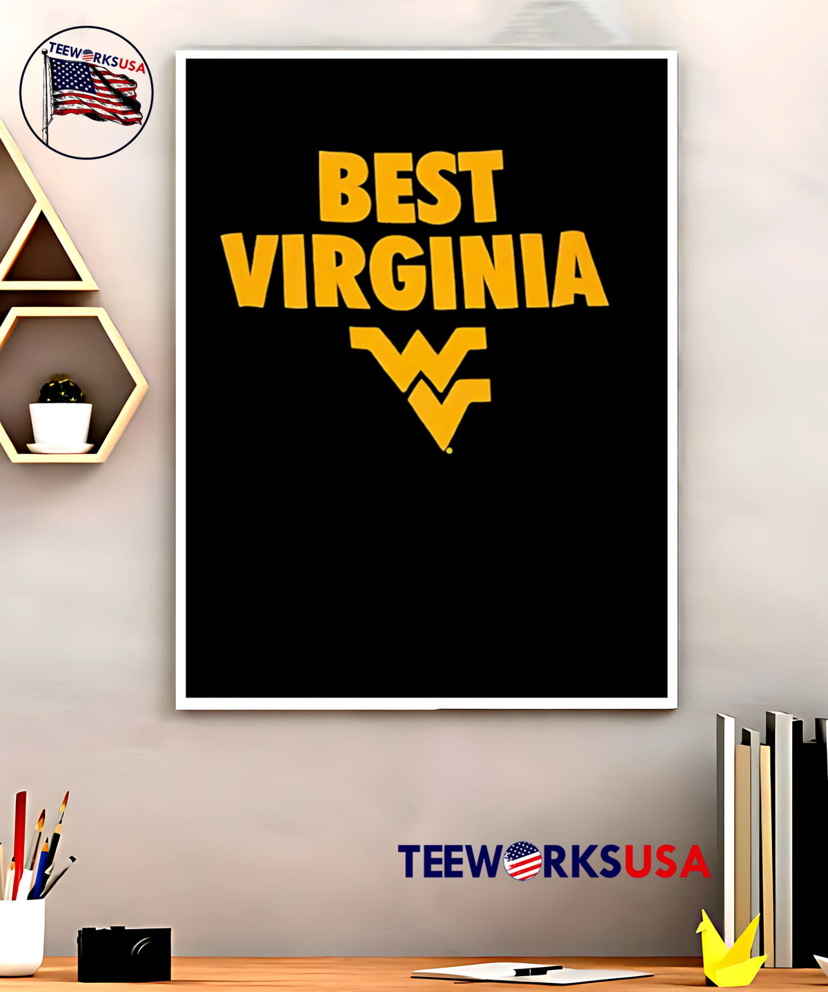 Best Virginia West logo - Adult & Kids T-Shirts, Sweatshirts & Hoodies apparel design preview 5