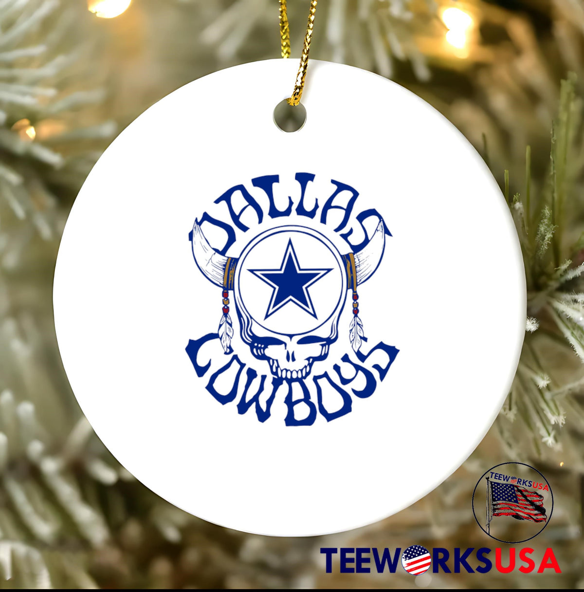 Dallas Cowboys Skull - Adult & Kids T-Shirts, Sweatshirts & Hoodies apparel design preview 3