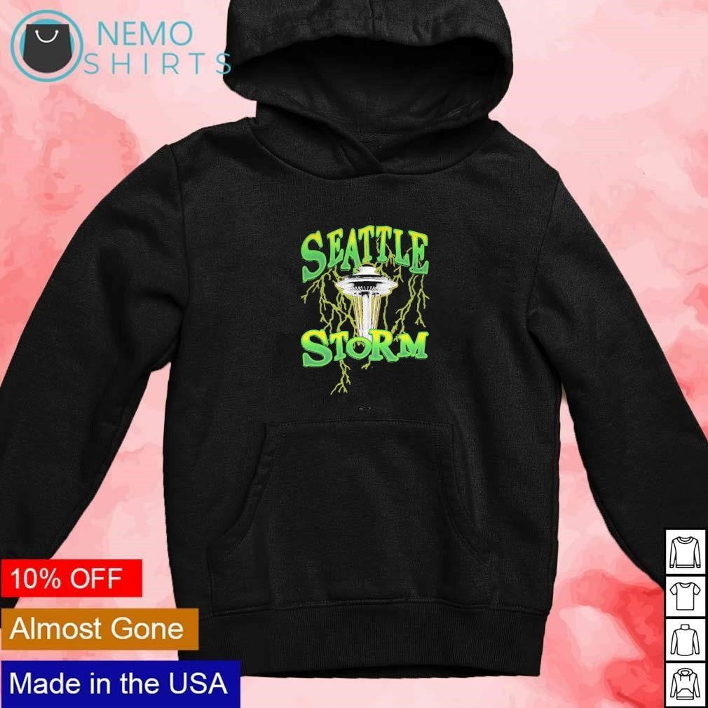 Seattle Storm storming - Adult & Kids T-Shirts, Sweatshirts & Hoodies apparel design preview 2