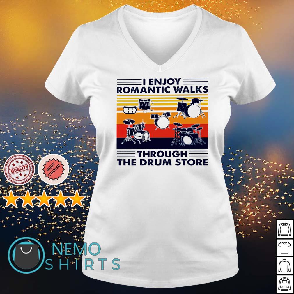 I enjoy romantic walks through the drum store - Adult & Kids T-Shirts, Sweatshirts & Hoodies apparel design preview 5