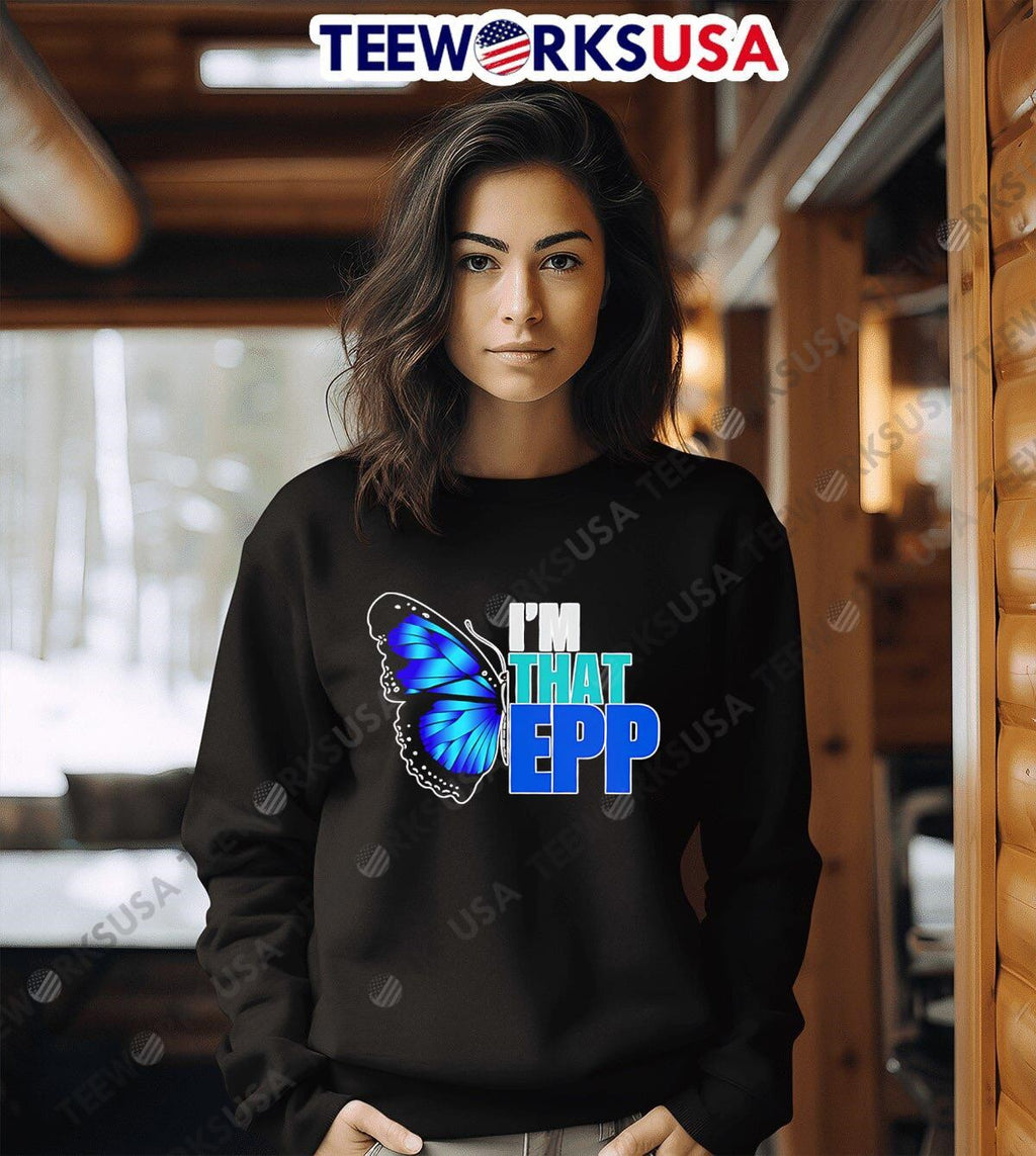 Butterfly I'm that epp - Adult & Kids T-Shirts, Sweatshirts & Hoodies apparel design preview 3