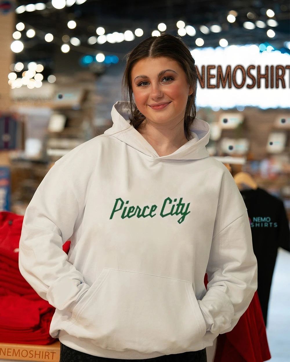 Pierce City Typography - Adult & Kids T-Shirts, Sweatshirts & Hoodies apparel design preview 3