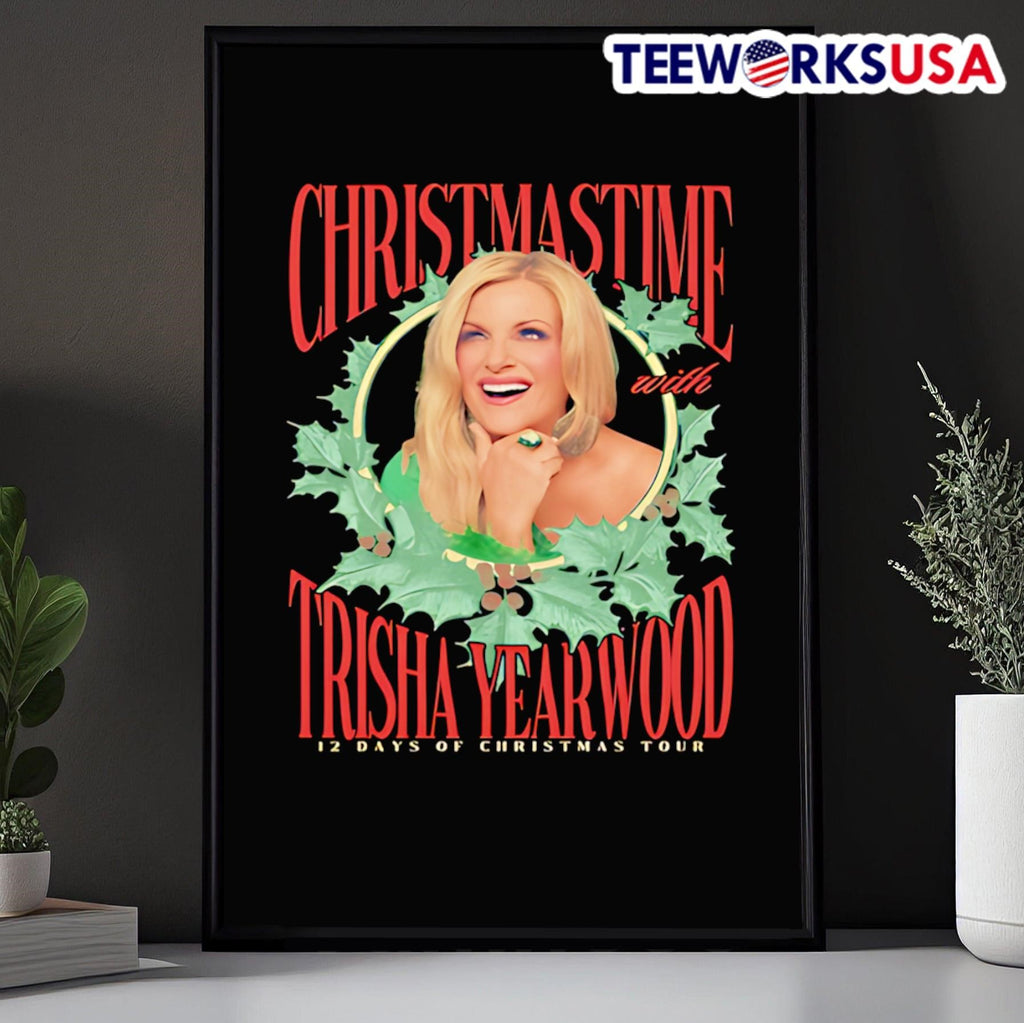 Trisha Yearwood 12 Days Of Christmas Tour 2025 - Adult & Kids T-Shirts, Sweatshirts & Hoodies apparel design preview 5