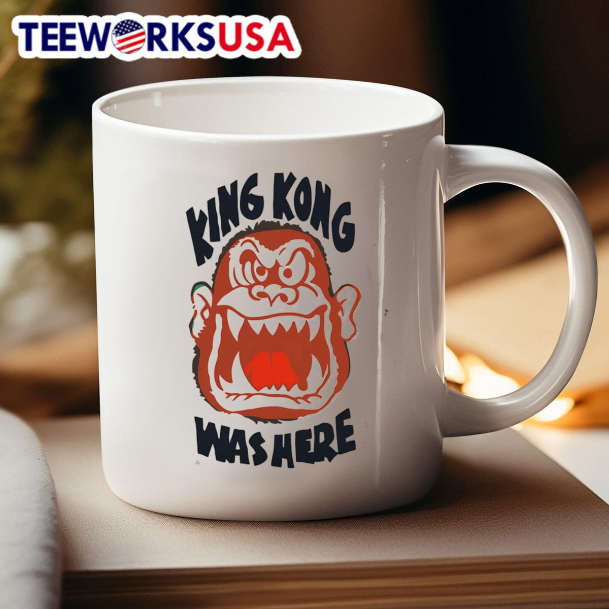 King Kong was here - Adult & Kids T-Shirts, Sweatshirts & Hoodies apparel design preview 4