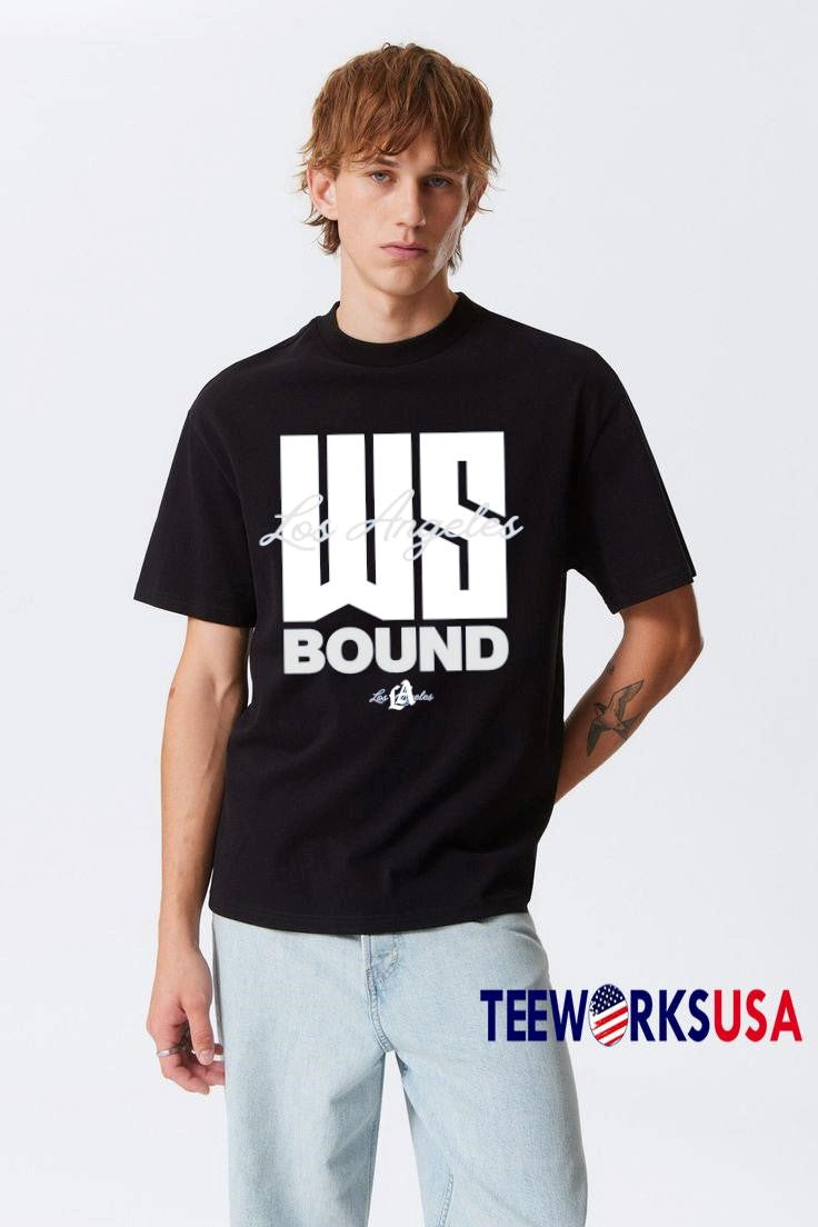 Funny Los Angeles Dodgers World Series Bound Royal - Adult & Kids T-Shirts, Sweatshirts & Hoodies apparel design preview 3