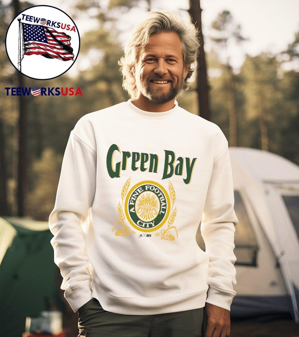 Green Bay a fine football city - Adult & Kids T-Shirts, Sweatshirts & Hoodies apparel design preview 3