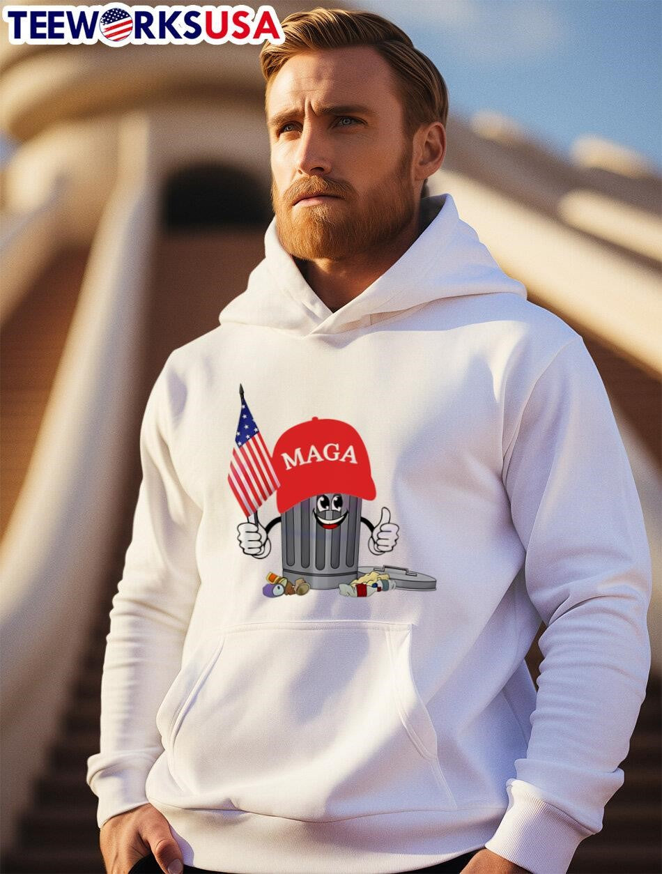 Trump Trash Cartoon Maga funny - Adult & Kids T-Shirts, Sweatshirts & Hoodies apparel design preview 2