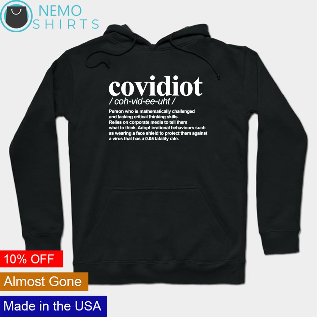 Covidiot person who is mathematically challenged - Adult & Kids T-Shirts, Sweatshirts & Hoodies apparel design preview 2