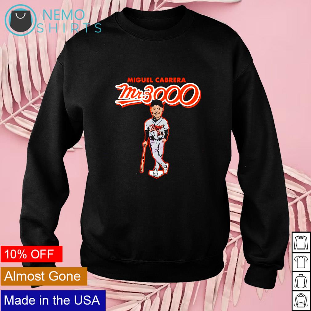 Miguel Cabrera Mr 3000 - Adult & Kids T-Shirts, Sweatshirts & Hoodies apparel design preview 3