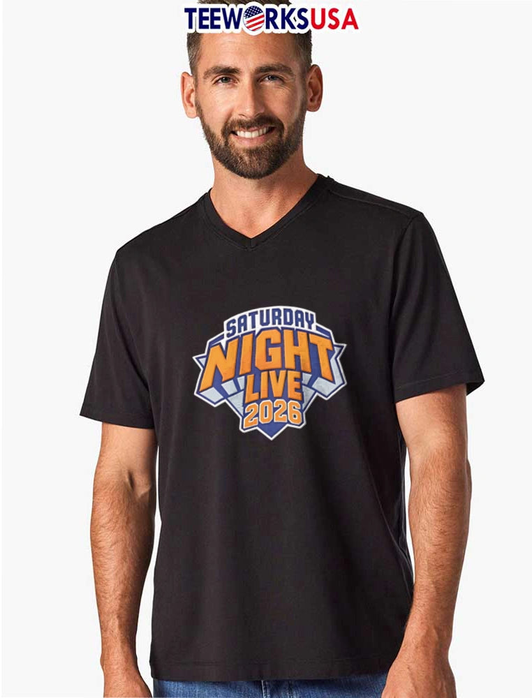Saturday Night Live logo text shield graphic design - Adult & Kids T-Shirts, Sweatshirts & Hoodies apparel design preview 8