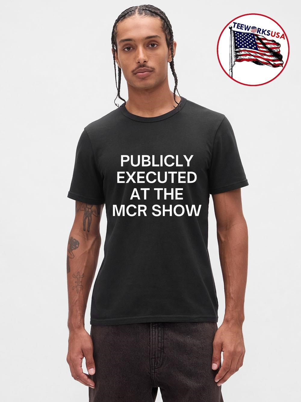 Publicly Executed At The Mcr Show - Adult & Kids T-Shirts, Sweatshirts & Hoodies apparel design preview 1