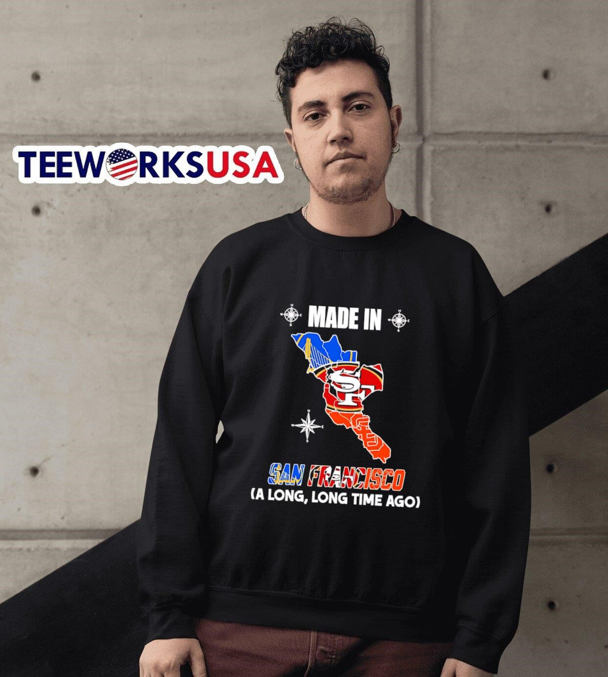 Made in San Francisco a long time ago - Adult & Kids T-Shirts, Sweatshirts & Hoodies apparel design preview 6