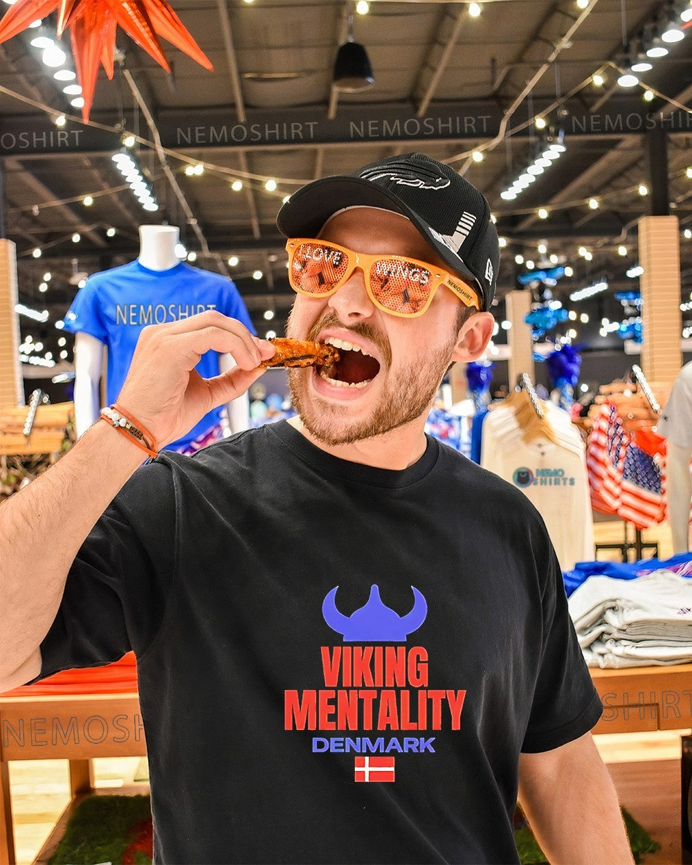 Denmark Viking Mentality graphic - Adult & Kids T-Shirts, Sweatshirts & Hoodies apparel design preview 1