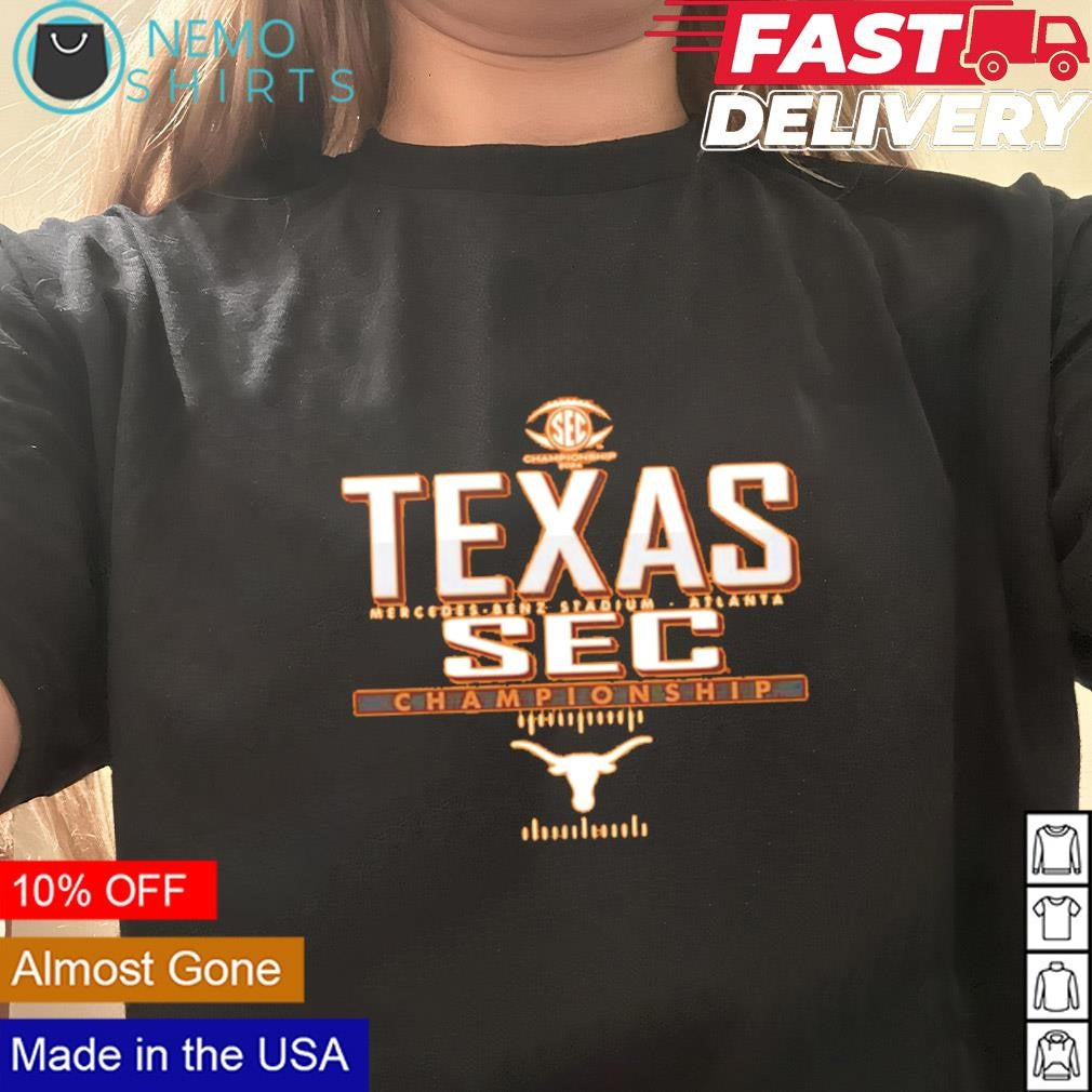Texas Longhorns 2024 SEC championship game bound - Adult & Kids T-Shirts, Sweatshirts & Hoodies apparel design preview 3