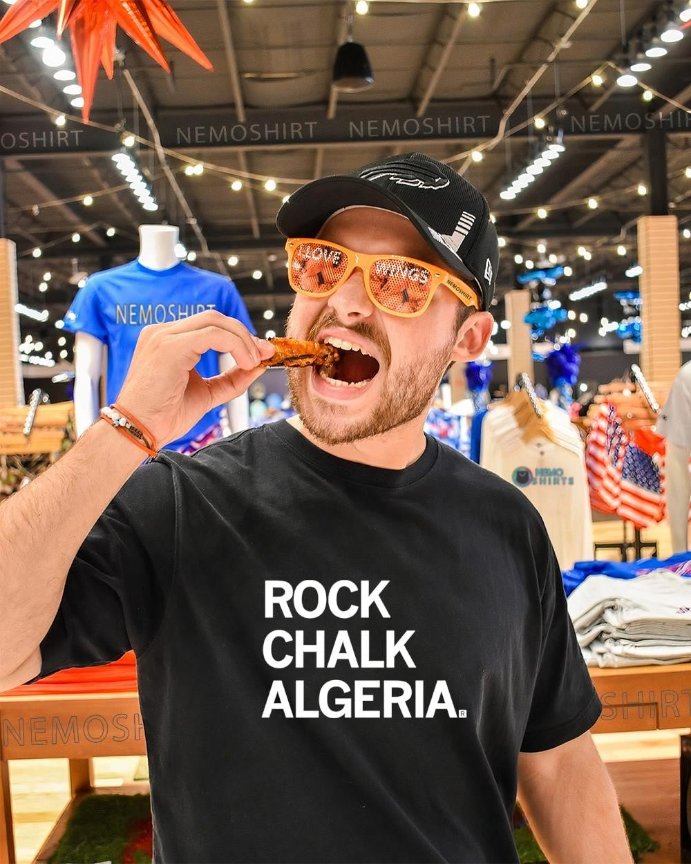 Rock Chalk Algeria - Adult & Kids T-Shirts, Sweatshirts & Hoodies apparel design preview 1