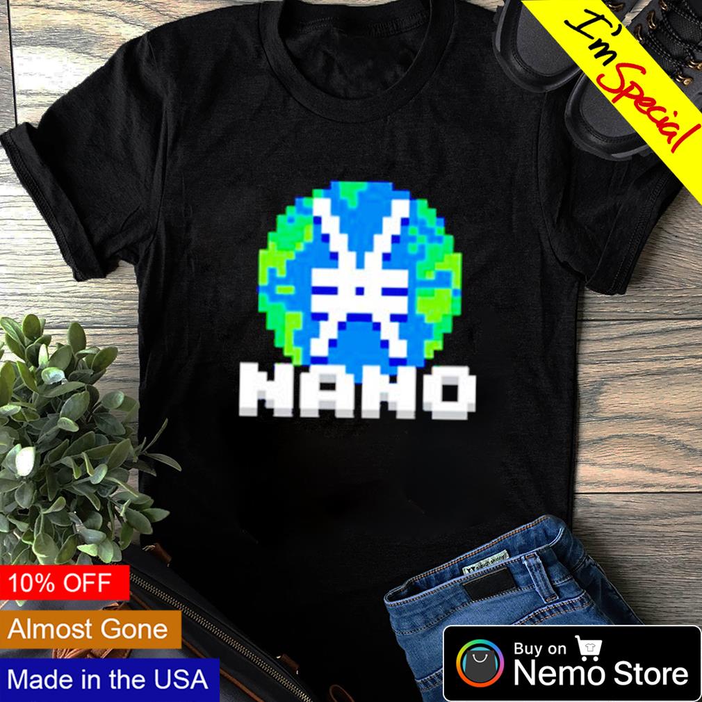 Earth nano pixel - Adult & Kids T-Shirts, Sweatshirts & Hoodies apparel design preview 1