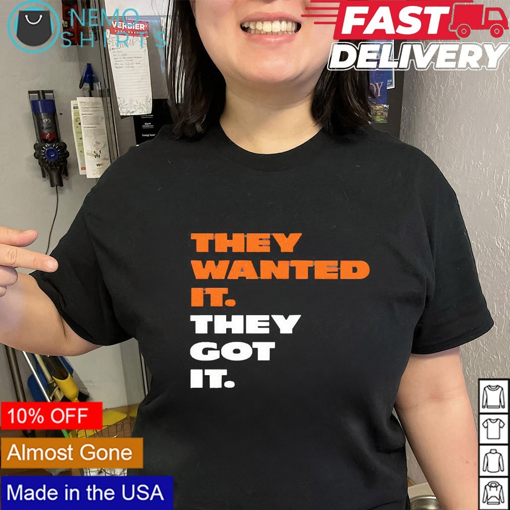 They want it got Chicago Bears - Adult & Kids T-Shirts, Sweatshirts & Hoodies apparel design preview 2