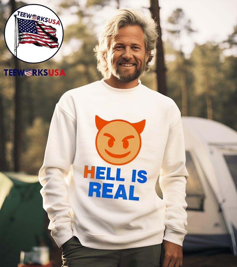 FC Cincinnati hell is real emojis - Adult & Kids T-Shirts, Sweatshirts & Hoodies apparel design preview 3