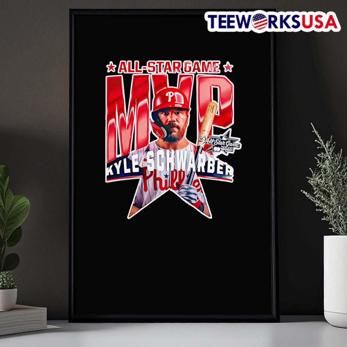 All-star game MVP Kyle Schwarber - Adult & Kids T-Shirts, Sweatshirts & Hoodies apparel design preview 5