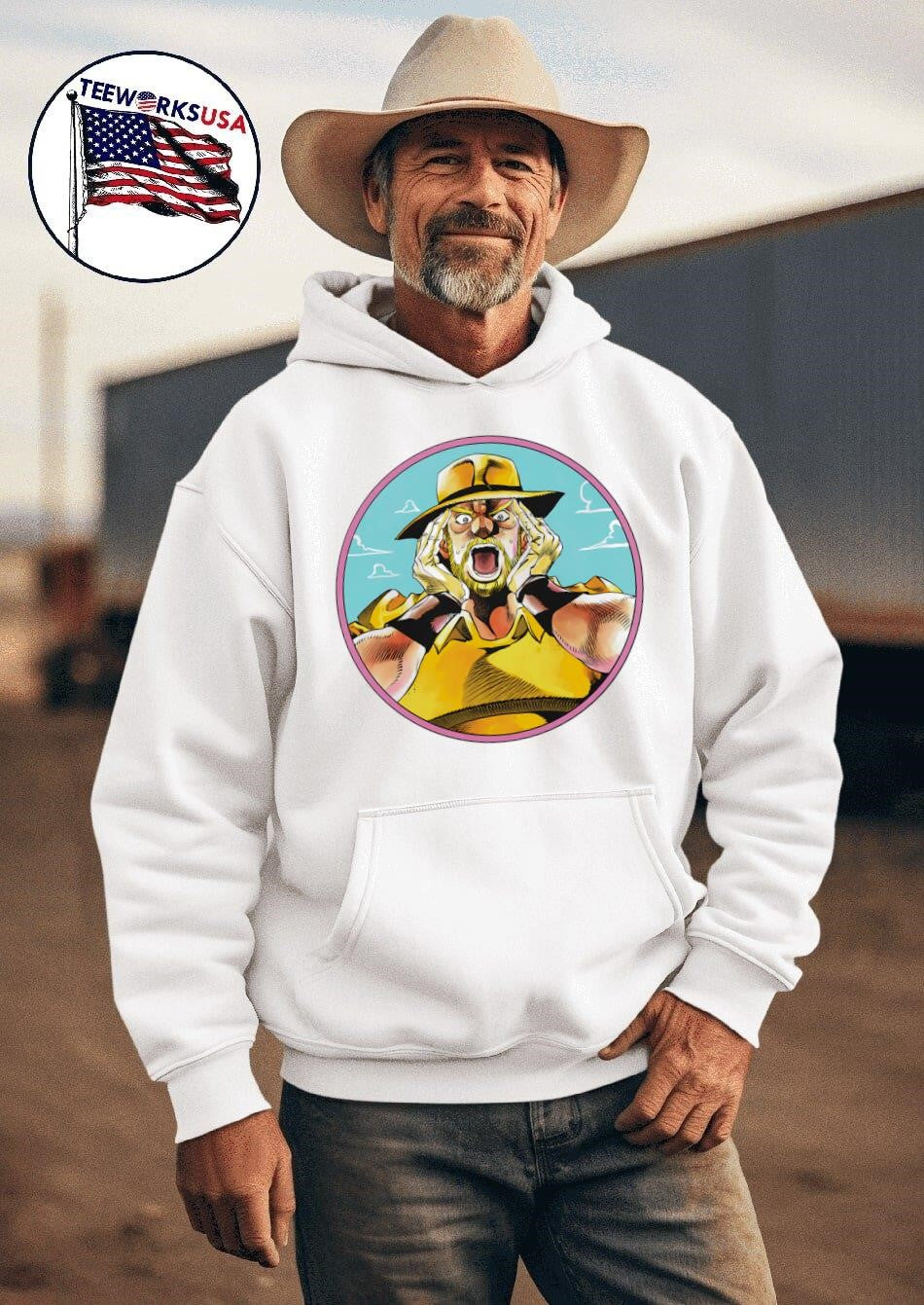 Joseph Joestar JoJo's Bizarre Adventure - Adult & Kids T-Shirts, Sweatshirts & Hoodies apparel design preview 2