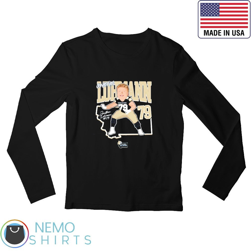 Jonathan Luhmann Montana State Bobcats caricature - Adult & Kids T-Shirts, Sweatshirts & Hoodies apparel design preview 3