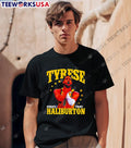 Tyrese Haliburton Choke Pose 2025 Playoffs Indiana - Adult & Kids T-Shirts, Sweatshirts & Hoodies apparel design preview 1