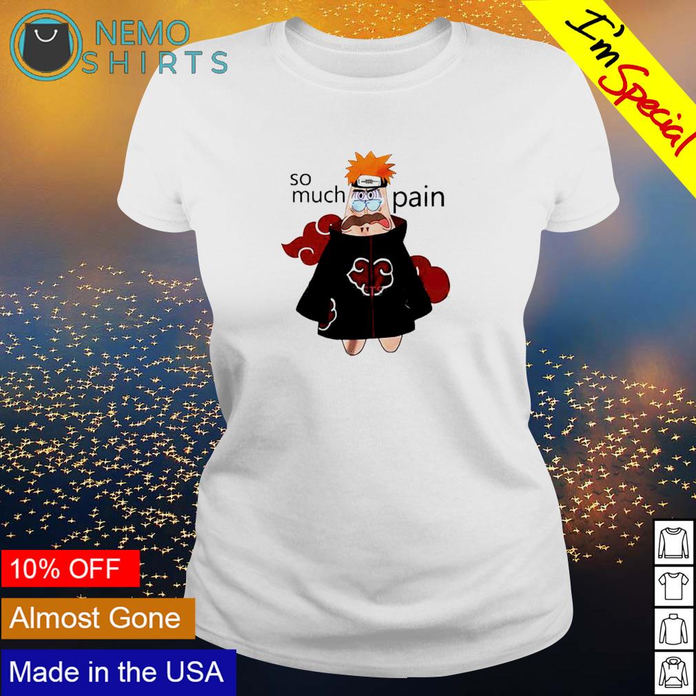 Patrick Star Naruto so much pain - Adult & Kids T-Shirts, Sweatshirts & Hoodies apparel design preview 3