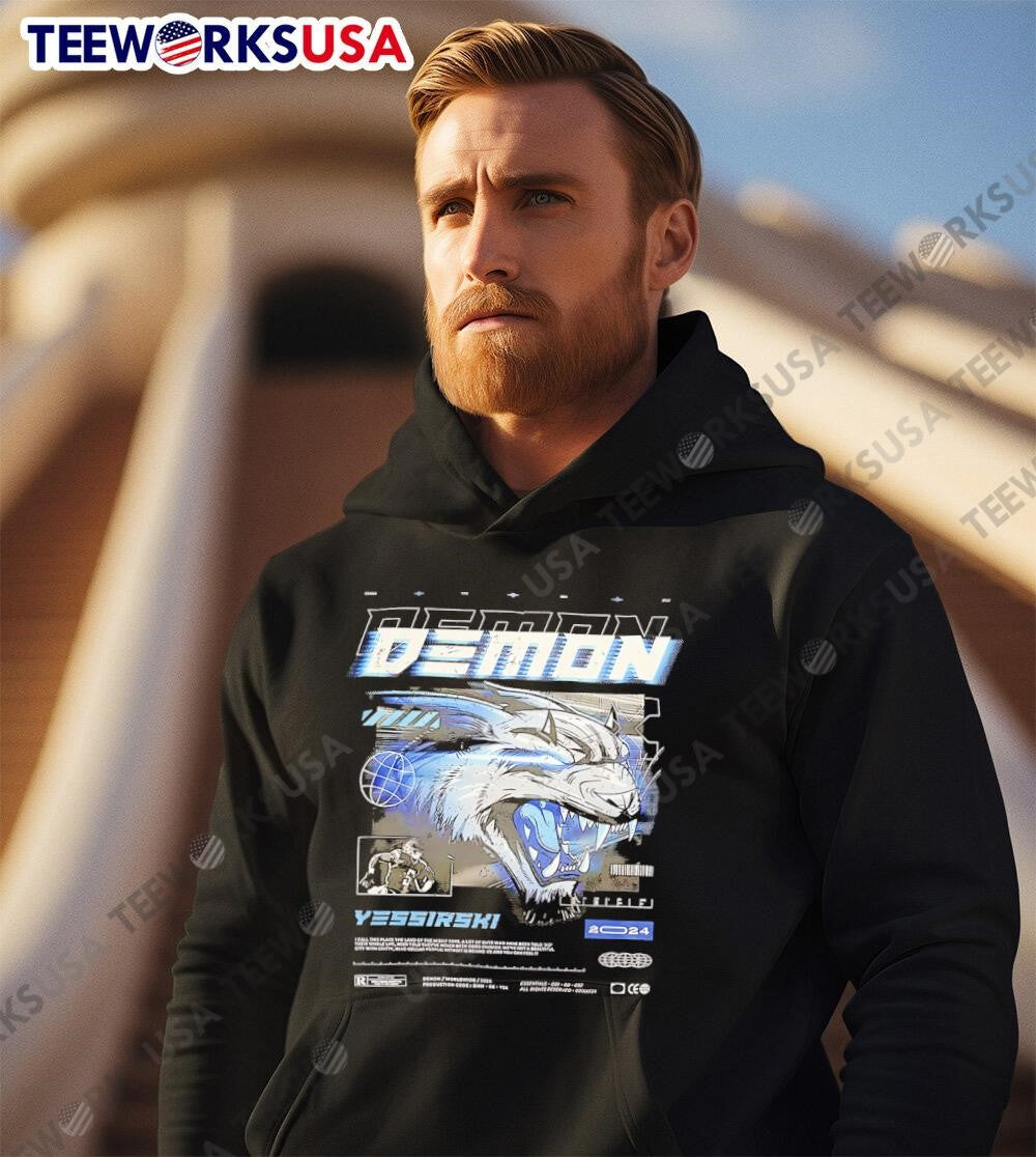 De Mon Lions graphic retro - Adult & Kids T-Shirts, Sweatshirts & Hoodies apparel design preview 2
