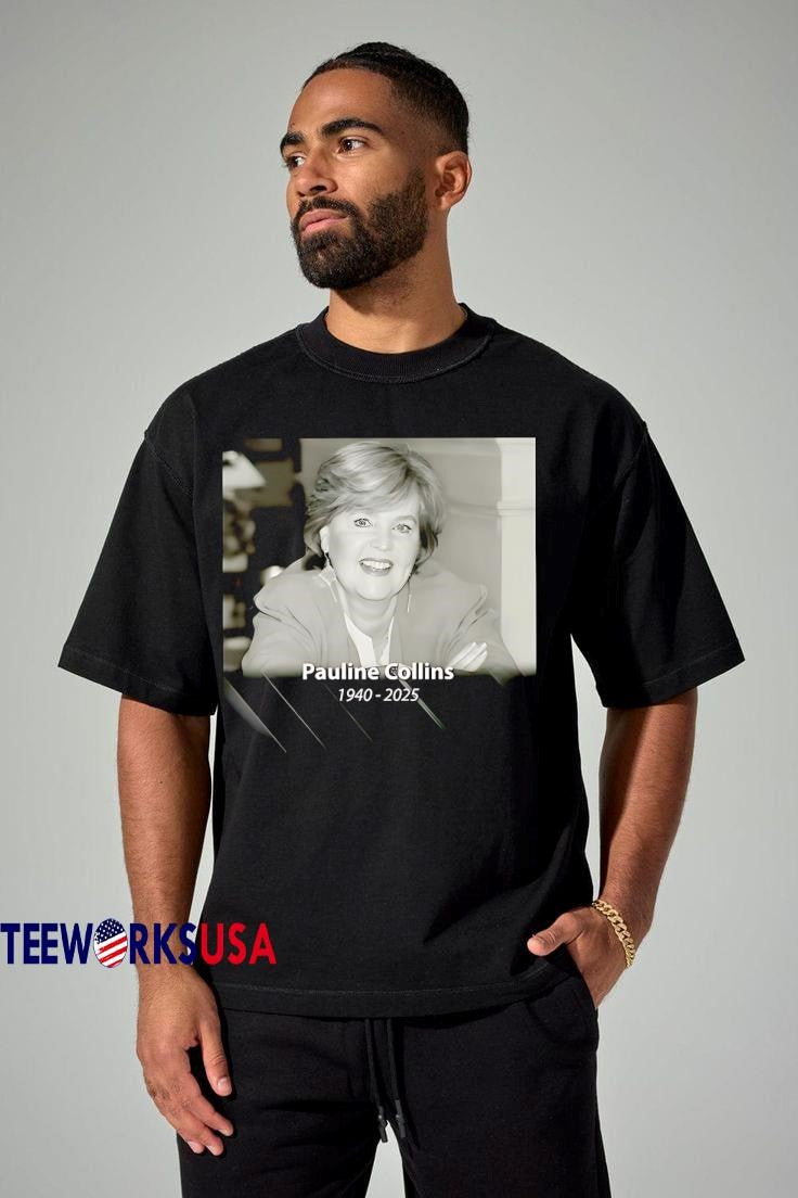 Rip Pauline Collins Died At 85 1940-2025 Memorial - Adult & Kids T-Shirts, Sweatshirts & Hoodies apparel design preview 1