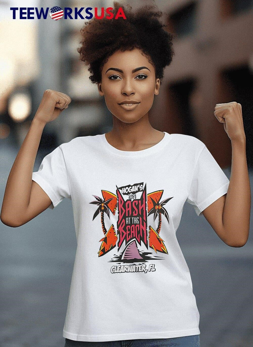 Hogan's 2024 Bash At The Beach clearwater fl - Adult & Kids T-Shirts, Sweatshirts & Hoodies apparel design preview 4