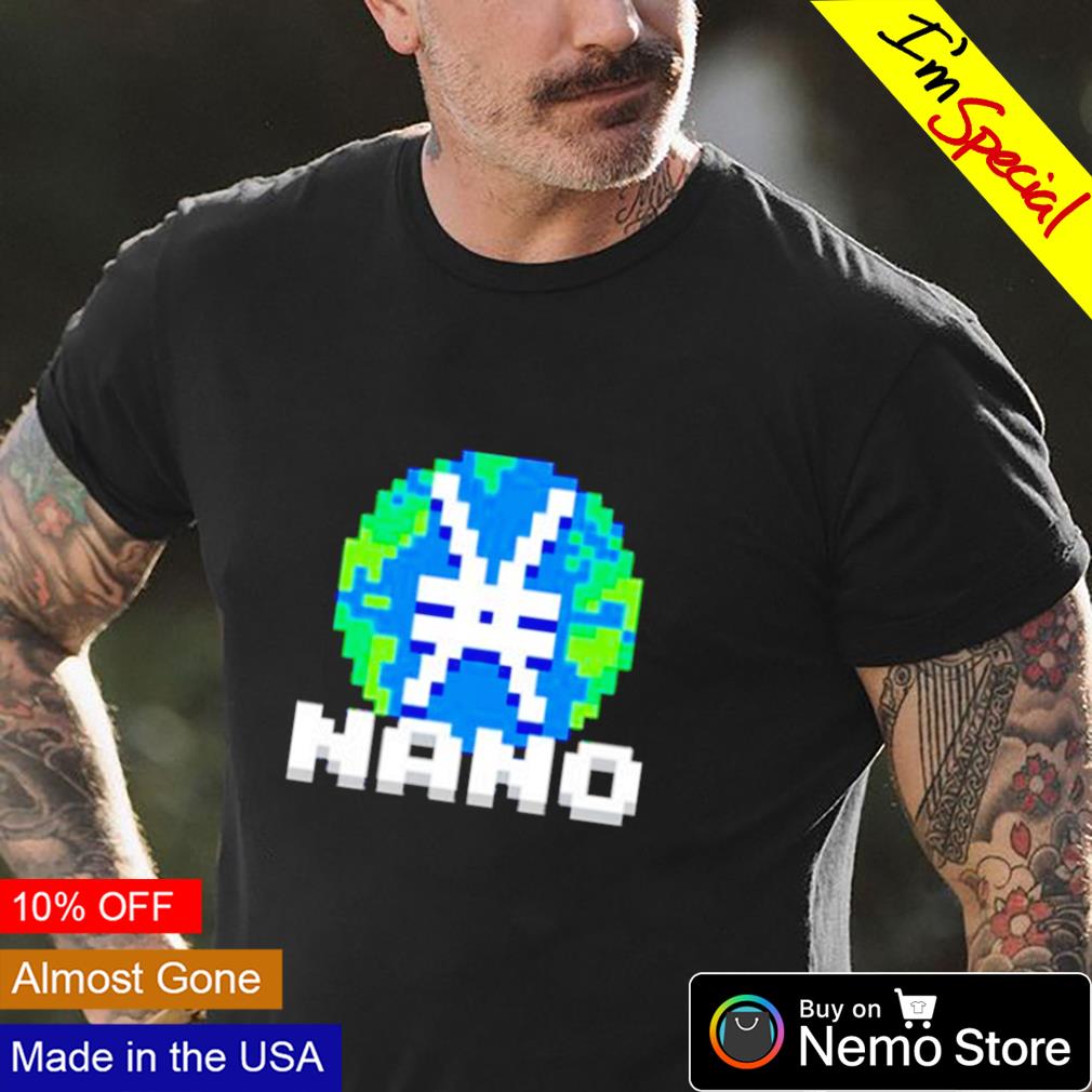 Earth nano pixel - Adult & Kids T-Shirts, Sweatshirts & Hoodies apparel design preview 4
