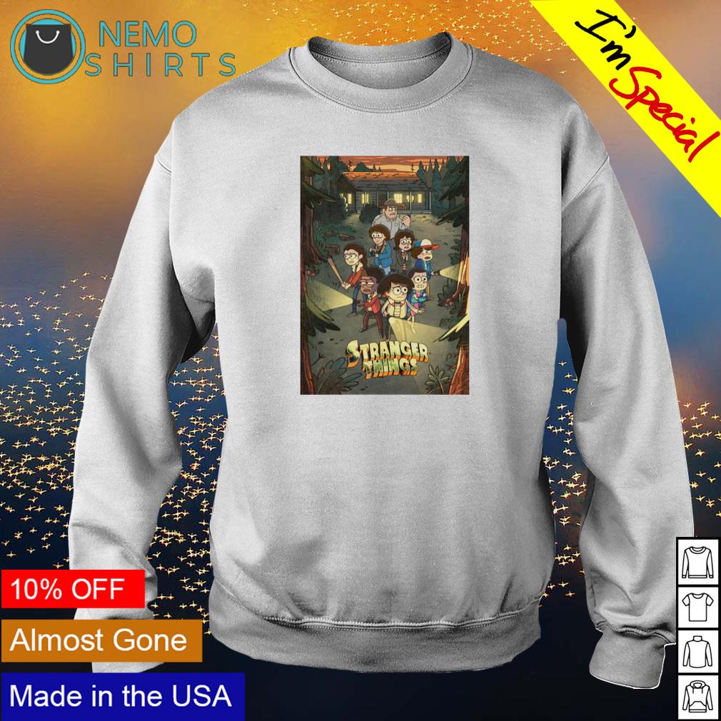 Gravity Falls Stranger Things - Adult & Kids T-Shirts, Sweatshirts & Hoodies apparel design preview 4