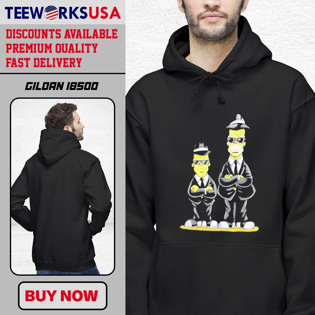 The Simpsons bodyguard - Adult & Kids T-Shirts, Sweatshirts & Hoodies apparel design preview 2