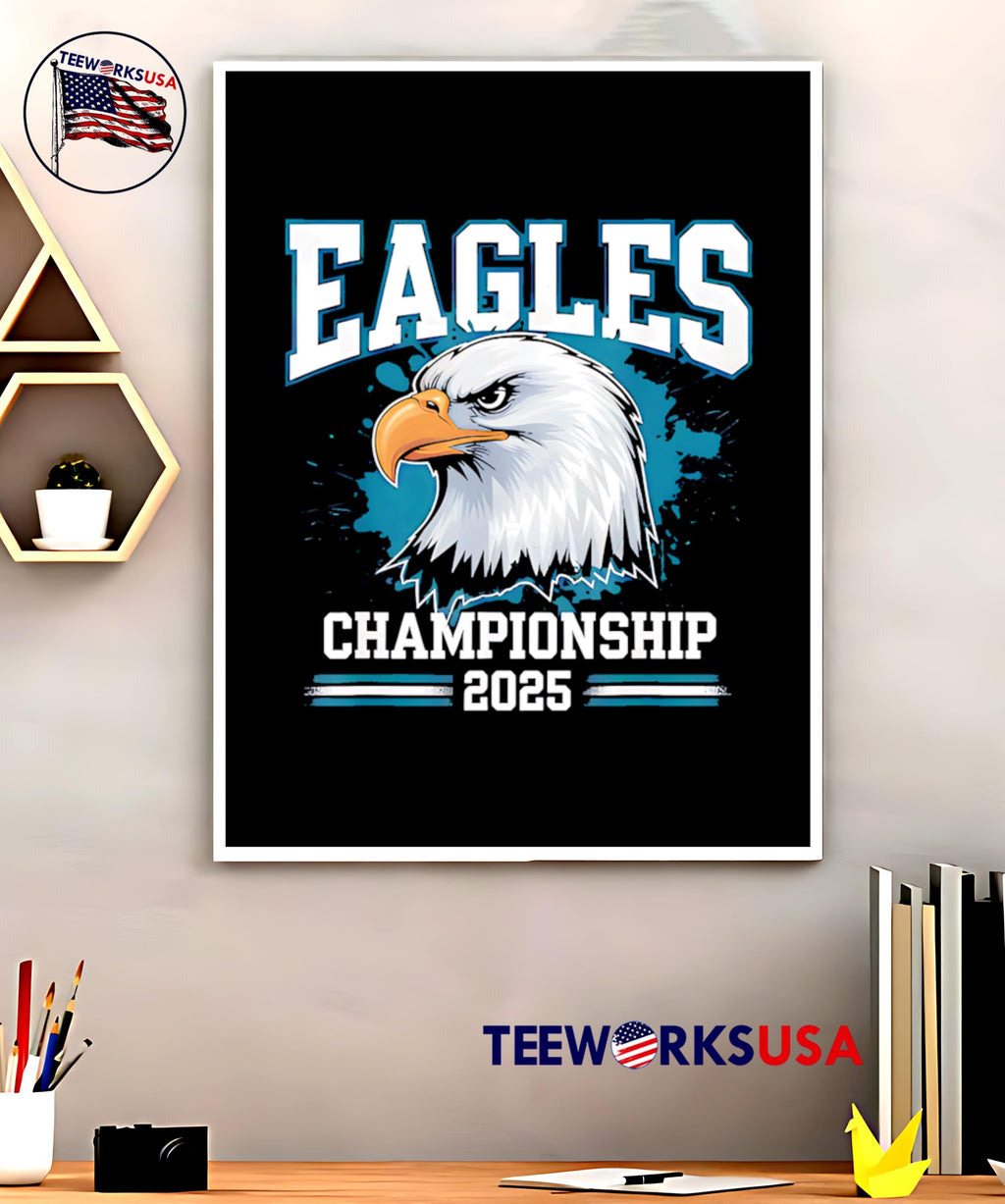 Football Championship 2025 Celebrated Eagles - Adult & Kids T-Shirts, Sweatshirts & Hoodies apparel design preview 5