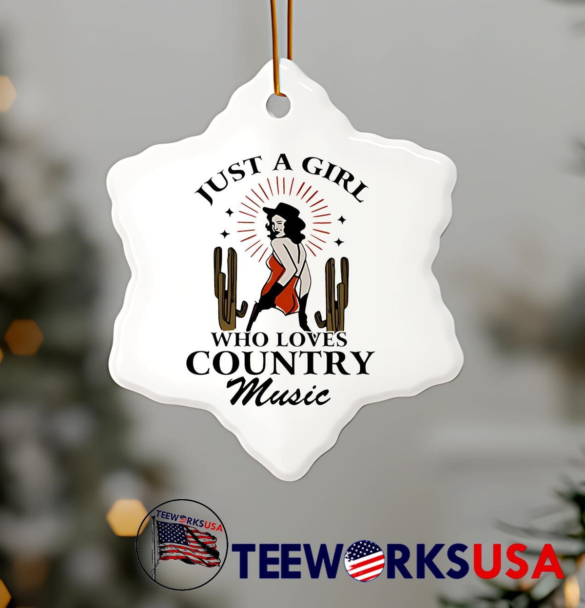 Just A Girl Who Loves Country Music - Adult & Kids T-Shirts, Sweatshirts & Hoodies apparel design preview 7