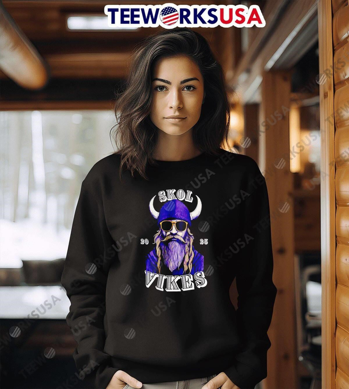 Minnesota Vikings Skol Vikes 2025 - Adult & Kids T-Shirts, Sweatshirts & Hoodies apparel design preview 6