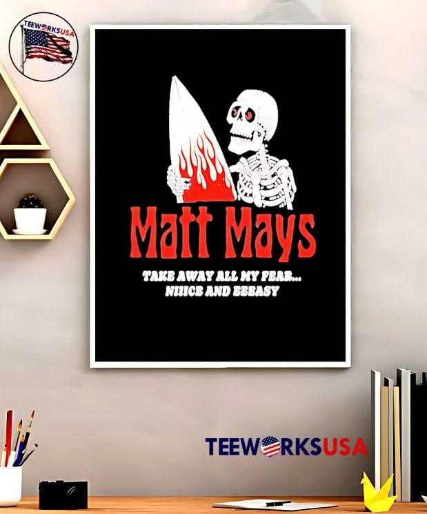 Matt Mays Take Away All My Fear Nice And Easy - Adult & Kids T-Shirts, Sweatshirts & Hoodies apparel design preview 5