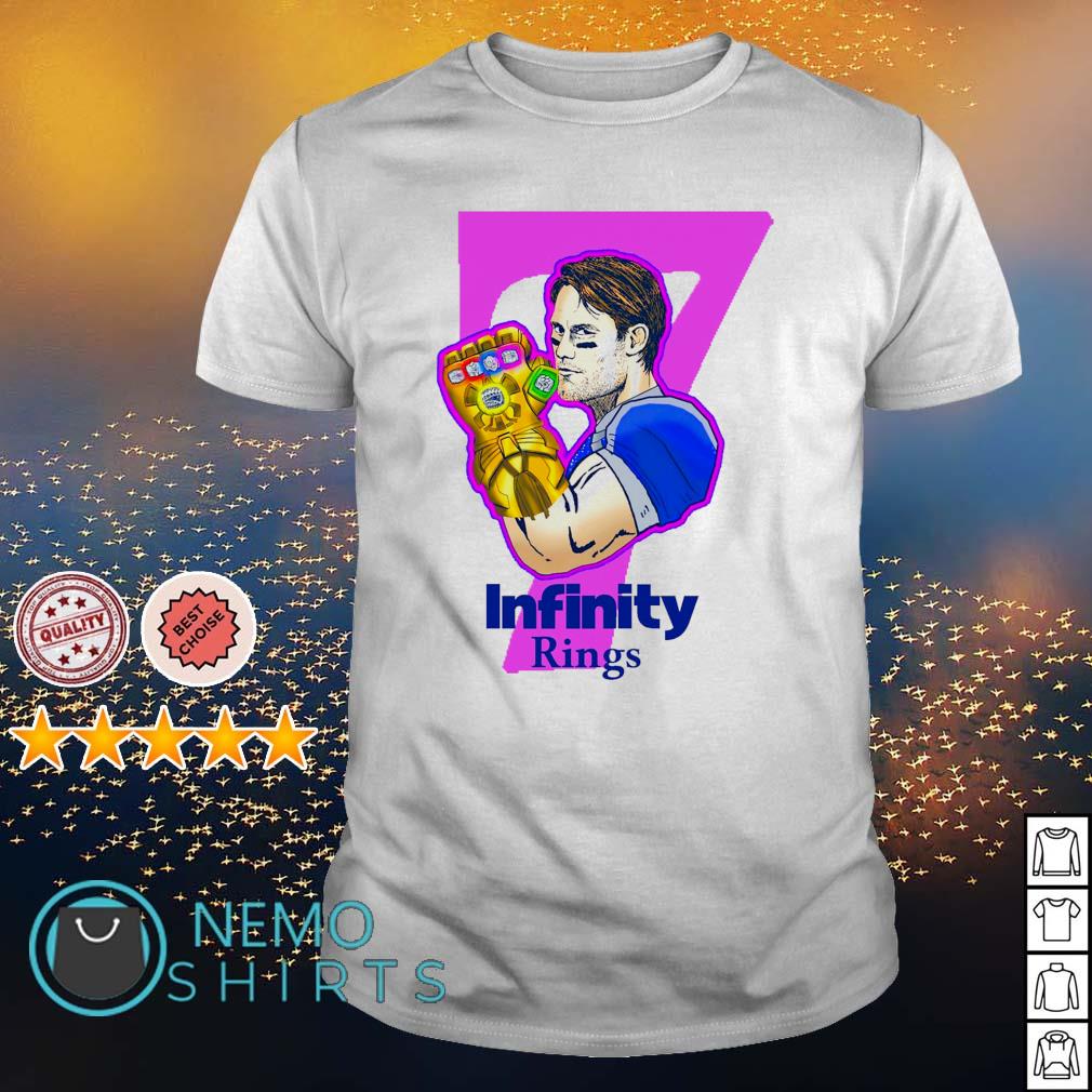 Tom Brady Infinity Gauntlet 7 rings - Adult & Kids T-Shirts, Sweatshirts & Hoodies apparel design preview 1