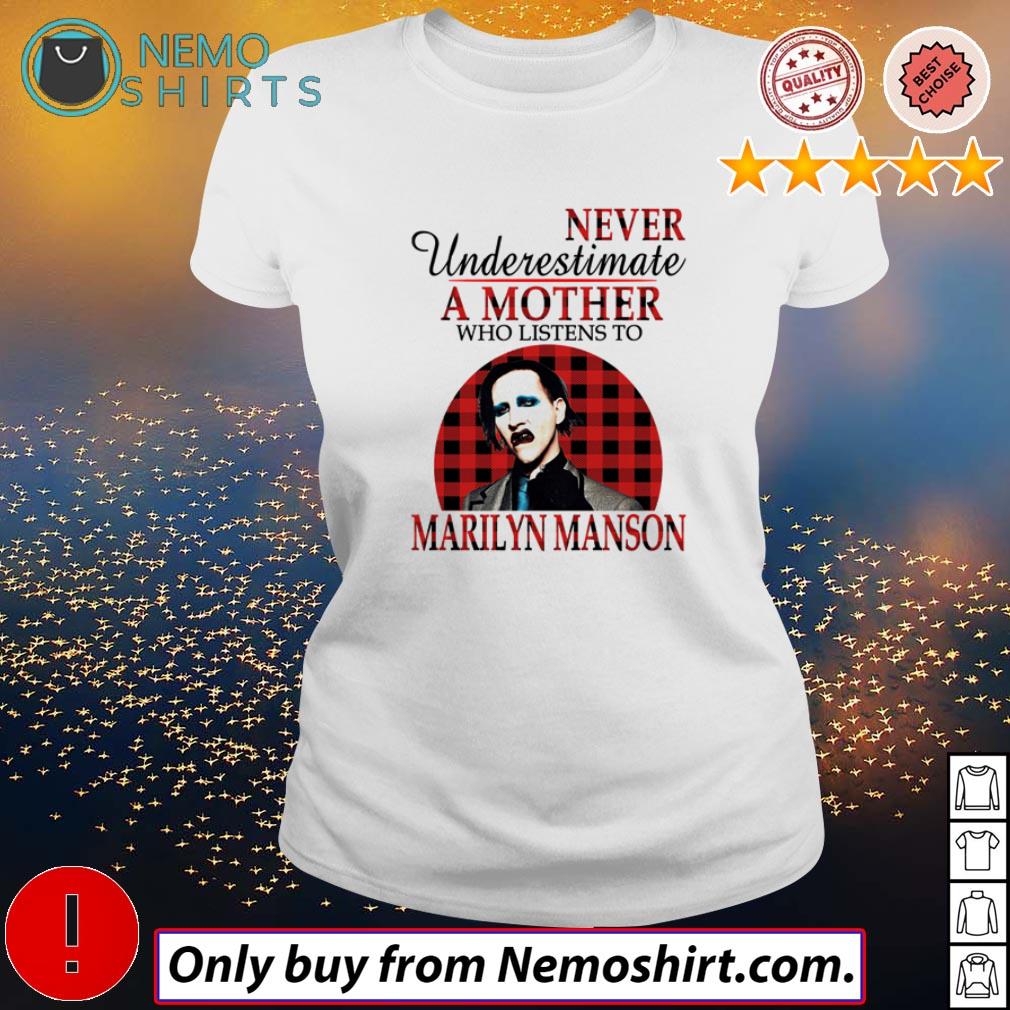 Never underestimate a mother who listens to Marilyn - Adult & Kids T-Shirts, Sweatshirts & Hoodies apparel design preview 3