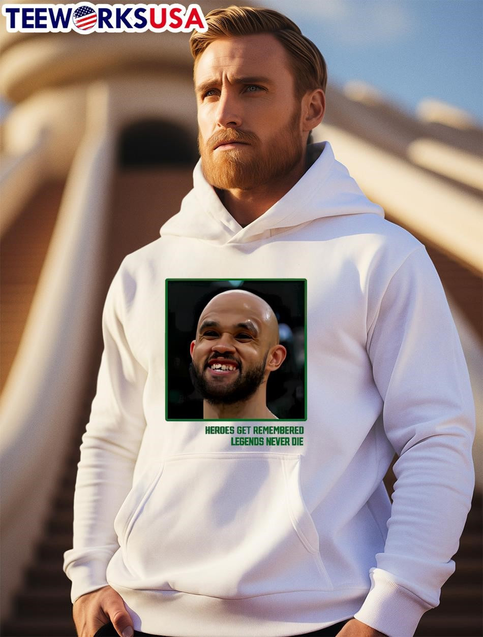 Boston Celtics Heroes Get Remembered Legends Never - Adult & Kids T-Shirts, Sweatshirts & Hoodies apparel design preview 2