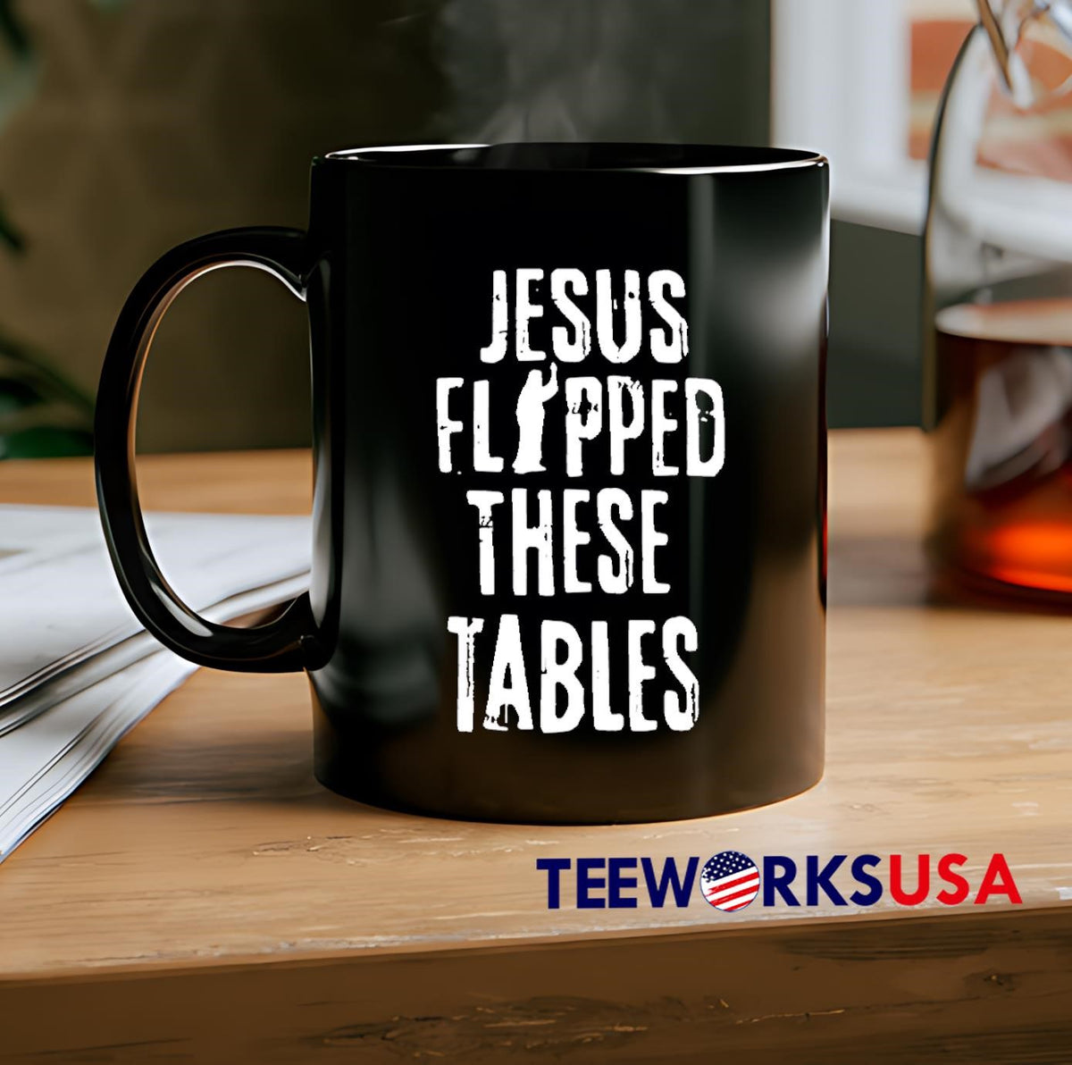 Billy Porter Jesus Flipped These Tables - Adult & Kids T-Shirts, Sweatshirts & Hoodies apparel design preview 2