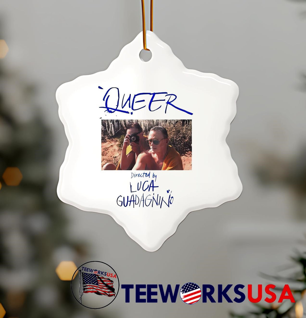 Queer Directed By Luca Guadagnino Photo - Adult & Kids T-Shirts, Sweatshirts & Hoodies apparel design preview 7