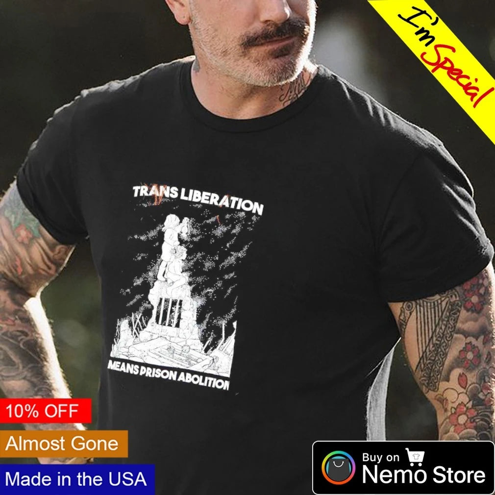Trans Liberation Means Prison Abolition - Adult & Kids T-Shirts, Sweatshirts & Hoodies apparel design preview 4